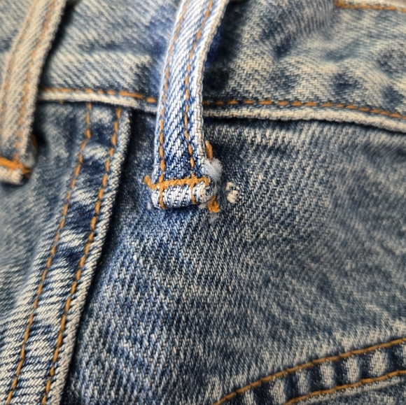 Vintage Bongo Womens Blue Jean Shorts High-Waisted Size 9 - Picture 7 of 7